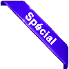 badge violet carte postale spécial 