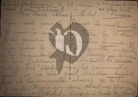 Verso carte postale ancienne