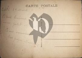 Verso carte postale ancienne